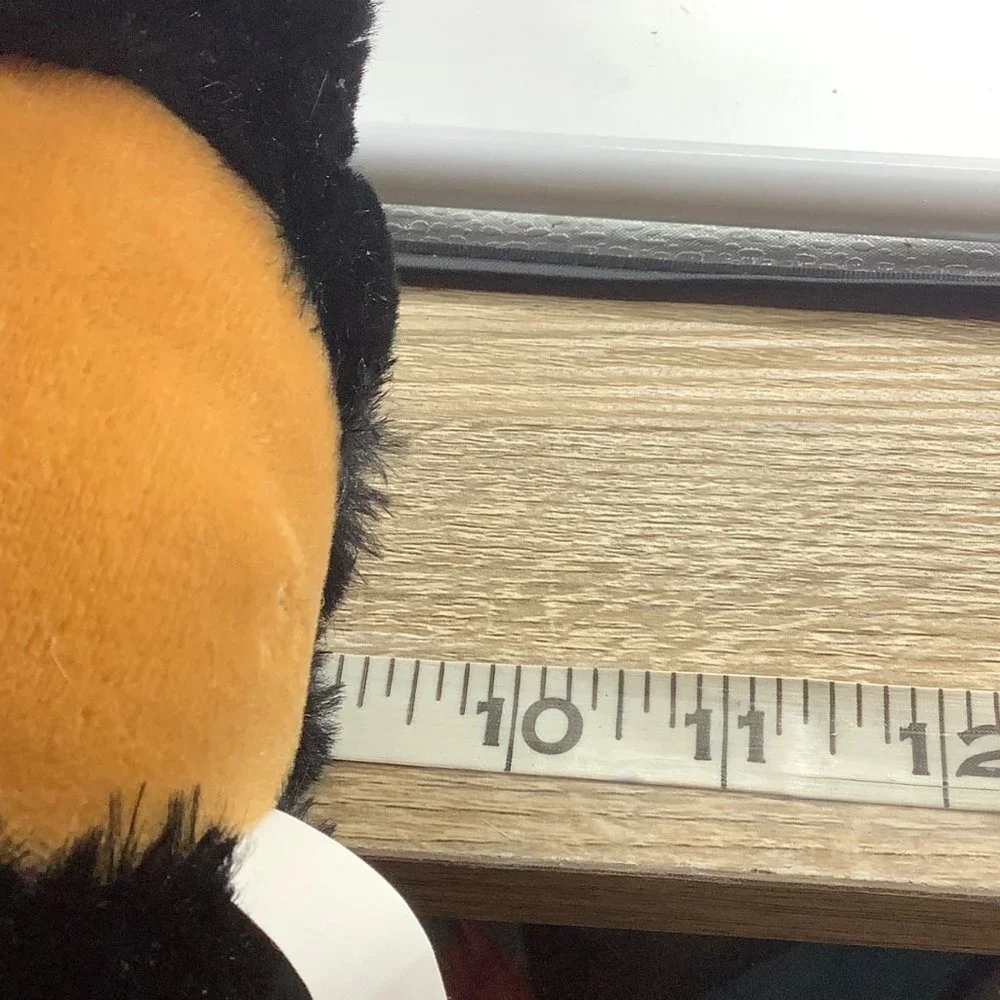 Canada Maple Leaf Paw Black Bear Plush Stuffed Animal Toy 8.5